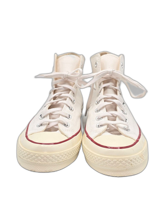 Converse Other - Converse High-Top Canvas Sneaker  Cream Pink & Blue Star Patch DIY M 8.5 W 10.5